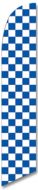 Checkered Blue/White